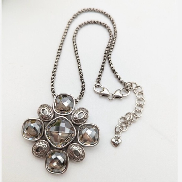 Brighton Necklace and Pendent with Rhinestones - Picture 3 of 6